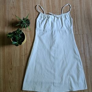 90s vintage linen dress